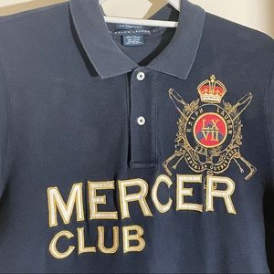 Ralph Lauren Womens Mercer Club Navy Polo XL